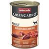 ANIMONDA GranCarno Adult with Poultry hearts 400 g con cuori di pollame per cani adulti