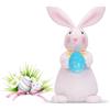 XIMEY Coniglio Peluche, Peluche Coniglietto Pasquale, Coniglietto Pasquale Decorazione, Regalo Pasqua per Ragazze e Ragazzi, per i Giochi e le Coccole (Barba-CD)