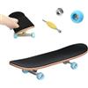 MniimaLuxe Set di skateboard per dita, skateboard professionale, mini skateboard, in legno d'acero, con scatola per il compleanno dei bambini, appassionati di skateboard, diteggiatura per Tech Deck