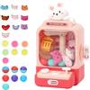 Maycoly Mini Macchina ad Artiglio per Bambini, con 10 Bambole e 10 Twister, Musica, Adatta a Bambini e Bambine da 3 Anni