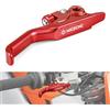 NICECNC Leva freno a mano Shorty rossa compatibile con 150-500 EXC/EXCF/XCW/XCF-W/XW-F 2014-2025, compatibile con Sherco E SEF 250/300 2013 S, lavorato a CNC Vedi montaggio