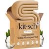 Kitsch - Shampoo con olio di cocco, shampoo idratante profondo per capelli ricci, sicuro per capelli tinti, senza parabeni