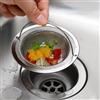 Filtro per lavello da cucina in acciaio inossidabile da 1 pezzo, raccoglitore di residui di alimenti/chiusura dei capelli, mantiene la tua vasca da bagno