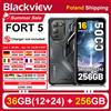 BLACKVIEW [Spedizione dalla Polonia] [Senza alimentatore UE] Smartphone Robusto Blackview FORT 5, 36 GB (12+24) + 256 GB, Schermo 6.78" HD+ IPS, Batteria 5000 mAh