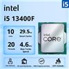 Intel Processore Intel Core I5-13400F CPU LGA 1700 10-Core Senza Dissipatore