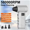 NONE [Novità 2026] Ventilatore Turbo Super Potente 580.000 RPM con Motore Brushless, Soffiatore Turbo per Neve, PC, Casa, Ufficio, Campeggio, Esterni