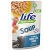LIFE CAT Lifecat Soup Salmone e Tonno in Brodo - Zuppa per Gatti - 60 g