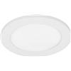 OSRAM Essential LED Downlight Side-Mainlight 175mm 18W, luce da incasso bianco caldo 3000K, faretto da soffitto in alluminio bianco