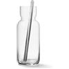 aarke Nesting Carafe, Caraffa in Vetro Cristallo (1,1 litri) + Cucchiaio da Mescita in Acciaio