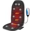 COMFIER Sedile Massaggiante con Vibrazione - Cuscino Sedia Massaggiante con 10 Motori a vibrazione e Calore, Massaggiatore Schiena, Seduta Massaggiante per la schiena, Regali Natale per Donne, Uomini
