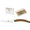 BERTI SET DI 6 COLTELLI BISTECCA, CONVIVIO NOVO CORNOTECH - SIMIL CORNO