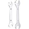 QUARKZMAN Set Di 2 Chiavi a Doppia Apertura Sottile 12×13/14×17mm Metric Super Thin Small Flat Head Wrench Mirror Polished Open Ended Spanner per Riparazioni Automobilistiche