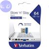 VERBATIM PEN DRIVE 64GB VERBATIM USB 3.2 Store'n'Stay NANO 10R/5W - 98711