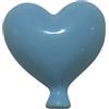 Gentile Ceramiche Palloncino Cuore Celeste in Ceramica da appendere (6cm)