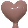 Gentile Ceramiche Palloncino Cuore Rosa in Ceramica da appendere (6cm)