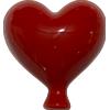 Gentile Ceramiche Palloncino Cuore Rosso in Ceramica da appendere (6cm)