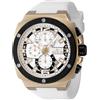 Invicta Racing Orologio da Uomo in acciaio inossidabile con movimento Quarzo - 47mm, Oro/Bianco