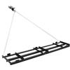 VEVOR Erpice Trainato 243,5 x 50 cm per Prato Giardino, Rastrello Livellatore Trainato con Catena 183 cm per Terreno Vialetti di Ghiaia Giardino, Erpice Livellamento per Rimorchio Trattorini ATV UTV