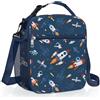 Clastyle Borsa Termica Porta Pranzo Bambini Scuola Spazio Borsa Frigo Piccola Ragazzo Ragazza Stella Portatile, Astronauta Razzo