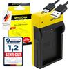 PATONA Slim Caricatore USB-C per Nikon EN-EL9 EN-EL9a ENEL9 Batteria | Mini Caricabatterie da viaggio (34g) per D40, D40x, D60, D3000, D5000