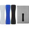kwmobile Supporto Dita per Tablet - Set 3x Sostegno Adesivo Fascetta Elastica - Impugnatura Mano Universale Compatibile con iPad Galaxy-Tab - nero/blu scuro/argento