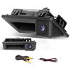 Inefala Grandangolo 170° Telecamera Retromarcia per VW Audi Skoda, Telecamera Retromarcia per Autoradio con Night Vision Impermeabile IP67