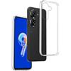 REY Cover in Gel TPU Trasparente per ASUS ZENFONE 9 - ZENFONE 10, Ultra Sottile 0,33 mm, Morbido Flessibile, Custodia Silicone