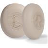 PESLNG Cuscinetti auricolari sostitutivi in pelle PU professionale compatibili con Jabra Evolve2 65/Evolve2 40/Elite 45h, realizzati con schiuma memory di alta qualità(Pelle proteica-nero)