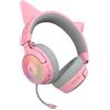 Razer Cuffie gaming Razer Kraken Kitty V3 Pro RGB A padiglione Wireless/Wired con microfono Rosa/Grigio [RZ04-05170200-R3M1]