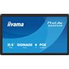 Iiyama Monitor Digital Signage Led 21.5'' Iiyama ProLite S2225AS-B1P FHD 1920x1080p 14ms Nero [S2225AS-B1P]