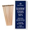 Rösch & Handel SILVERIN Matite caustiche nitrato d'argento | 10 pz | 50% | verruche, granulazione eccessiva, stomatite aftosa, emorragie | 115 mm | rigide