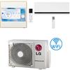 Lg Climatizzatore Condizionatore Artcool Gallery LCD + Dualcool Deluxe R32 Dual Split Inverter 9000 + 12000 BTU con U.E. MU3R21 NOVITÁ Classe A+++/A++