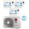 Lg Climatizzatore Condizionatore LG Artcool Gallery LCD R32 Trial Split Inverter 9000 + 9000 + 12000 BTU con U.E. MU3R19 NOVITÁ Classe A+++/A++