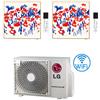 Lg Climatizzatore Condizionatore LG Artcool Gallery PHOTO R32 Dual Split Inverter 9000 + 9000 BTU con U.E. MU2R17 NOVITÁ Classe A+++/A++