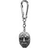 Pyramid International Portachiavi in metallo 3D con maschera Mangiamorte di Harry Potter, Argento, 8.8 x 8.2 x 7.5 cm, Casual