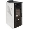 Stufe A Pellet Italia Canada 14 Kw (PACK WI-FI) Colore: Bianco