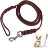 Kukyller 3 tipi di cuoio in pelle di cuoio con guinzaglio per cani, allenamento per cani addestratore per animali domestici che cammina guinzaglio che tira la cintura in pelle di sicurezza (Corda da 1,2 m)