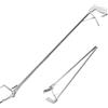 Tianbi Pinza a serpente, in acciaio inox, pieghevole, 1,2 m, per interni ed esterni