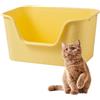 Vealind Grande Top Open Cat Litter Box con High Side Deep XL Lettiera Vassoio Soglia Bassa Pet Anti-Spillage con No Mess Litter Pan