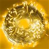 BLOOMWIN Stringa Luminosa 100M 500 LEDs 8 Modalità Luci di Natale a Bassa Tensione Ghirlanda Luminosa per Decorazione Casa Natale Halloween