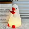 AVEKI Luce di lettura dell'oca, in morbido silicone, luce notturna per bambini, lampada touch a LED ricaricabile, per cameretta dei bambini, camera da letto, regalo carino e divertente per ragazzi e ragazze