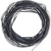 GORGECRAFT Kit di Riparazione per Vimini da Esterno in Rattan Intrecciato da 30m*5mm Rotolo di Rattan Sintetico Grigio Scuro Corda Piatta Intreccio A Canestro Canna Sedie da Giardino Divani Forniture