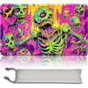 MilkPlaymat MTG Spielmatte MTG PlayMat 60 cm x 35 cm, arte originale, tappetino da gioco TCG antiscivolo con fondo in gomma e bordi cuciti, Commander TCG arrotolabile e pieghevole (with Zone, mtg48-10)