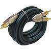 Dynavox cavo stereo RCA, contatti placcati in oro, adatto per dispositivi audio con connettori RCA come amplificatori, lettori CD, ricevitori AV, colore nero/rosso, lunghezza 2.0m