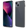Tumundosmartphone Custodia in silicone antiurto trasparente complatibile con iPhone 13 (6.1)
