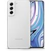 BABACO Custodia per cellulare Premium Clear per Samsung S21 FE adattato in modo ottimale alla forma del telefono cellulare, custodia in cristallo in TPU
