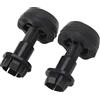 LJCM Cuscinetto Paraurti Cofano Motore, Durevole 2 Pezzi CV6Z16758A Cuscinetto Paraurti Cofano Motore in Gomma Resistente all'usura per C‑Max Edge Escape