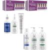 SEBORADIN Maria Set Blue - 2x Fiale Oily Hair - Siero e Shampoo Antiforfora - Pure Balance Balsamo Shampoo e Siero - Peeling per Cuoio Capelluto