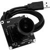 Svpro Modulo fotocamera USB 1080P Low Light 0.0001 Lux Starlight Webcam Board, obiettivo M16, F1.6, grandangolo 110 gradi senza distorsione, USB Plug & Play per Windows, Linux, Android, MacOS