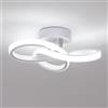 Comely Lampada da Soffitto LED Moderna, 22W 2500lm Creativo Plafoniera LED | Forma di Fiore Illuminazione a Soffitto per Camera da Letto Sala Cucina Bagno Corridoio, Bianco Freddo 6500K